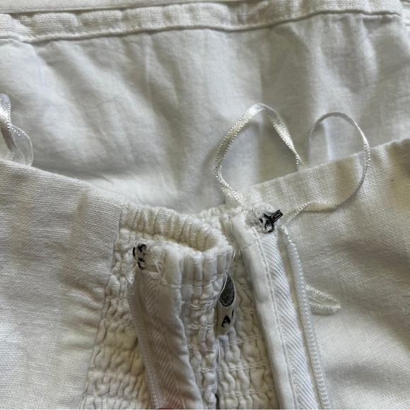 Abercrombie & Fitch White Tie Waist Sleeveless Mini Dress Size Small - Picture 10 of 11